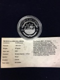 Commemorative Coin, Republic of Liberia Issue year 2001, Fort Sumter 1861 Value $20