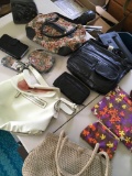 Women's Apparel, 7) Assorted bags, wallets, totes. Jumbo Tote- All bag, Liz Claiborne, Bueno, etc