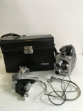 Camera Movie Equip. Vintage Fairchild Cinephonic Eight movie camera with accessories.