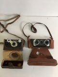 Camera Equip. Vintage Kodak stereo and Argus Cintar cameras