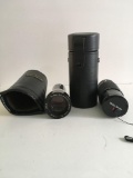 Camera Equip. Kodak Projection Ektanon lens, Vivitar Series lens 1