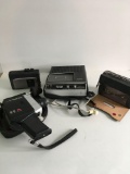Camera Equip. Movie camera & Cassette recorders.