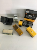 Slide Equip. Vintage Kodak EC stack loader, Paterson magnifier, Pana Vue automatic,