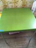 Card Table green foldable 26