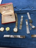 Vintage Men's watches & bands, Artco, Timex, Bercona 3 pieces