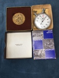 Commemorative Metals, Vintage Stop Watch 2 pieces