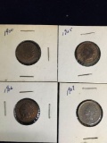 Indian Head Pennies. 1900,1905,1906,1907