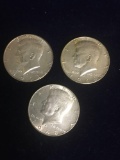 Kennedy Silver half dollars 1968