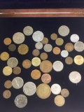 Foreign coins 40 pieces.