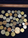 Foreign coins 40 pieces.