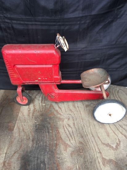 Vintage Metal Pedal Tractor