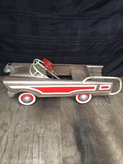 Vintage Metal Pedal Car