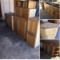 10 pieces.  Kitchen cabinets