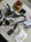 Lot. Assorted phone chargers, pager, etc