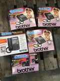 5 packages. Brother Quatro. 4) 4 line executive speakerphone 1) 4 line Cordless handset and charger