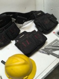 Husky tool belt and bags, tools & hat