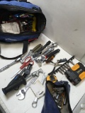 Workpro tool bag and assorted tools