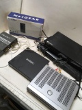 Lot. Electronics. Alpine MRP-T406, Sony DVD player, Netgear, etc