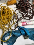 Lot Assorted rope, clothesline, etc