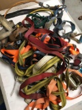 Large lot of tie-downs and tie-down pieces