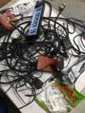 Lot. Assorted cords, cable, surge protector, etc