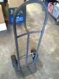 Grey Hand Truck, deflated tires