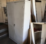 2 storage cabinets 6’ x 3’ x 18”