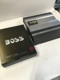 Amplifiers. Boss Riot R1100M & Alpine V12 MRV-F307