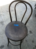 Metal chair stool