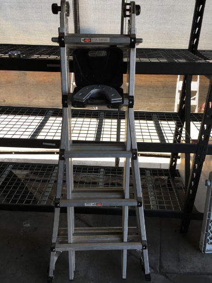 Gorilla Ladder 4 in  1 aluminum ladder.