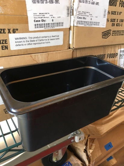 New Cambro 1/3 x 6" food pans