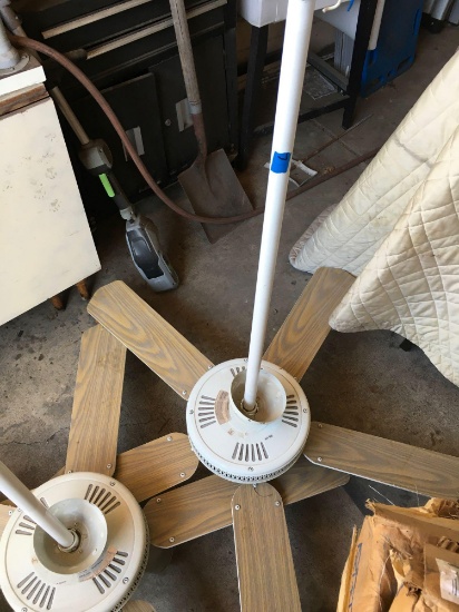 Ceiling fan, 52" with 36" drop