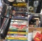 Grouping of assorted DVDS; VHS, books