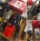 Grouping of assorted Hammers, First Aid, Hard hat, Tools & Misc. items