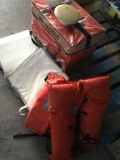Boat Survival flotation vests & jackets, and 2 Marine Dual speakers