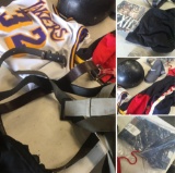 New and Used Clothing, Belts, Cowboy Buckles, Lakers jersey, Shirts, etc.