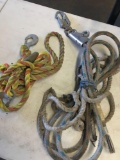 Rope with hooks