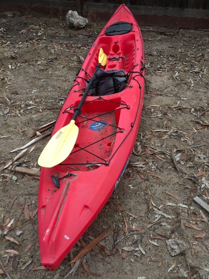 Prowler 13 Ocean Kayak 13' with Werner paddle