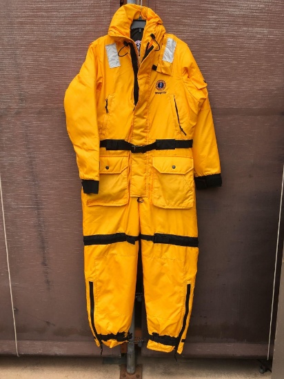 Mustang Integrity extreme exposure suit model MS2175, NOS - Yellow, size medium