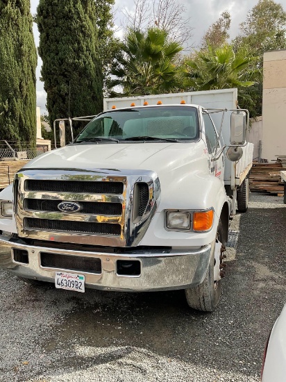 2005 F-650 5.9ltr. 16F diesel power 20' dump bed & 2' side doors, non CARB compliant in 2023