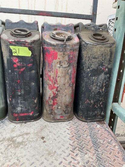 5 gal Jerry steel gas cans