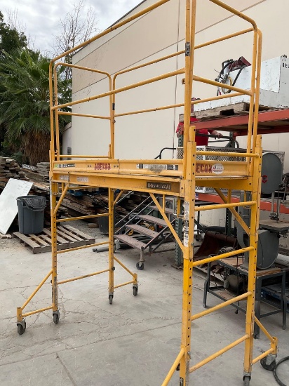 MetalTech, multi purpose scaffold, model ICISC, MAX 1,000 lbs, job site series