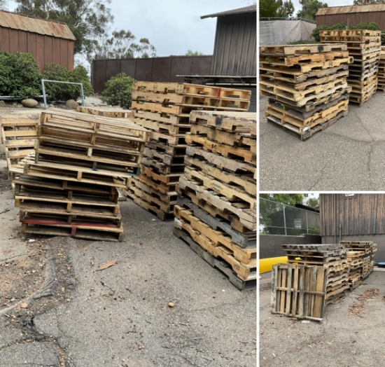 BSA HQ,  USED EXCESS WOODEN PALLETS