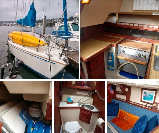 Catalina Sailboat 30' 1983 model C-30, Included 14' Scupper kayak and all the goodies in boat.