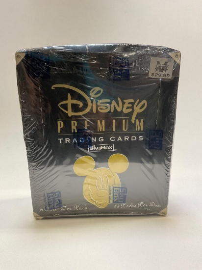 Sealed , SkyBox, 1995 Disney Premium trading cards box.