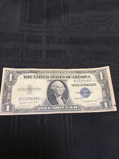 United States Silver Certificate One Dollar Bill 1935 G