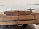 1 light brown sofa