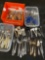 Lot of Vintage assorted cutlery, etc.  58 pieces