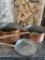 Hammered copper sauce pans, Approximately 8 qt, 10 qt sauce pans & 8