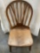 Antique 19th century bow back chair. Stamped either in the back or bottom of chair. See pic